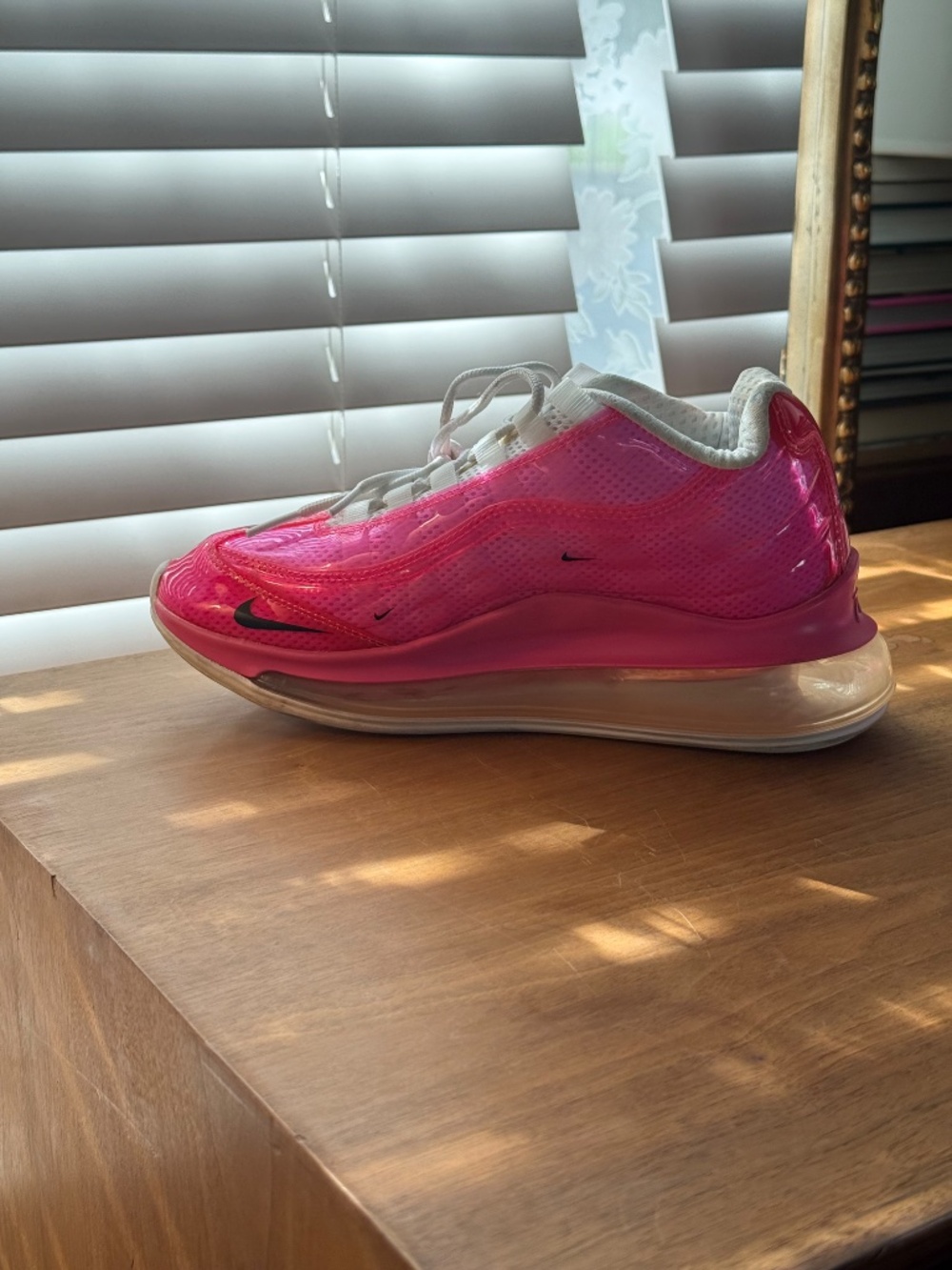 RARE Nike x Heron Preston Collab Air Max 720 Hyper Pink CK9761-997 Men’s 8.5 - Picture 13 of 16